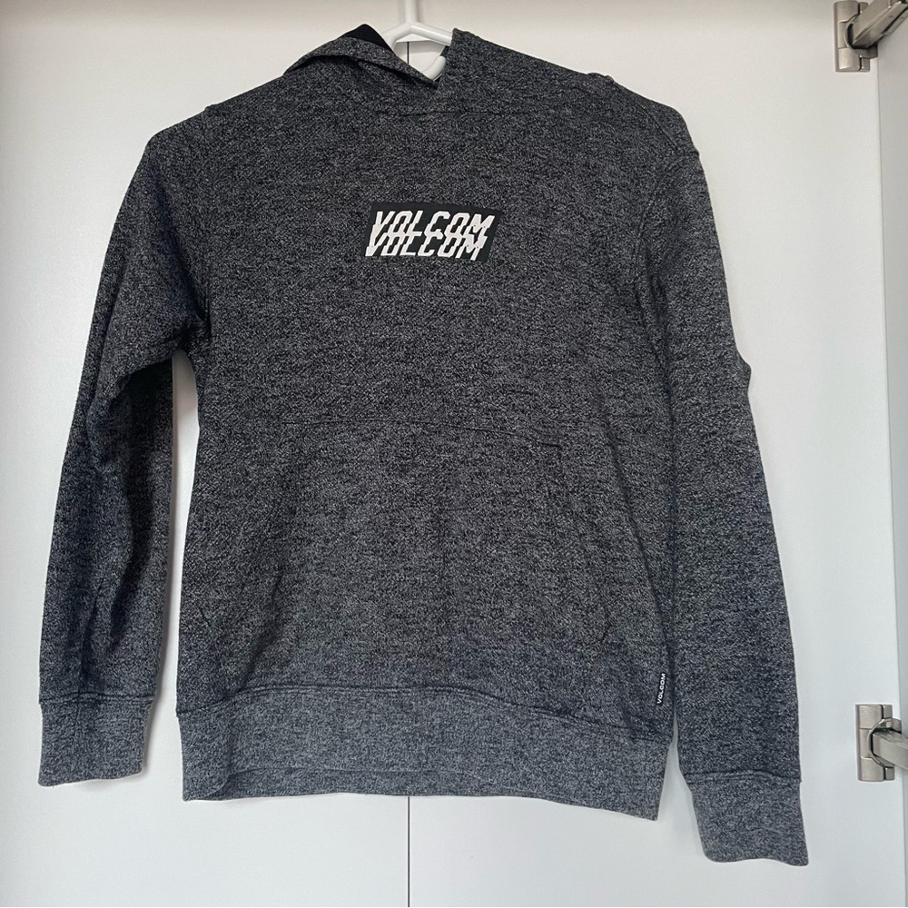 Volcom Kids Gray Sweater Small hoodie